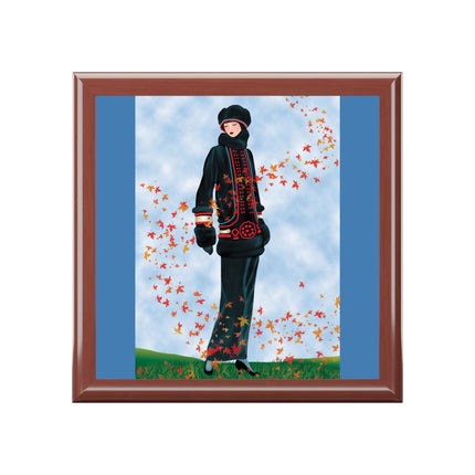 Elegance in Autumn Jewelry Box