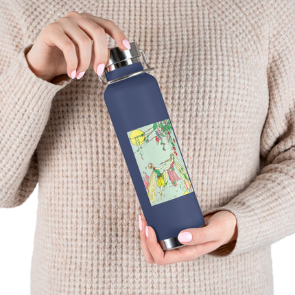 Moonlit Dance of Enchanting Fairies Copper Vacuum Insulated Bottle, 22 oz