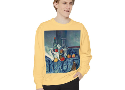 The Peppermint Bottle by Paul Cézanne Unisex Garment-Dyed Sweatshirt