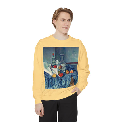 The Peppermint Bottle by Paul Cézanne Unisex Garment-Dyed Sweatshirt