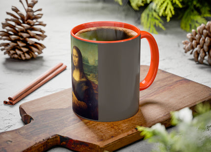 Mona Lisa by Leonardo da Vinci Colorful Mugs (11oz, 15oz)