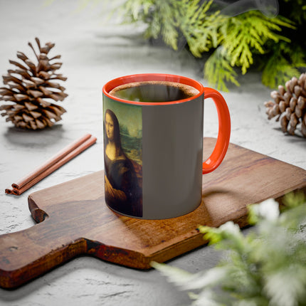 Mona Lisa by Leonardo da Vinci Colorful Mugs (11oz, 15oz)