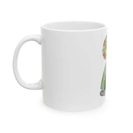 Woman with a Mirror by Umberto Brunelleschi Ceramic Mug 11oz