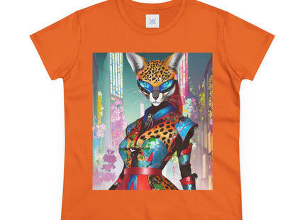 Cyber Cat Glamour Cotton Tee
