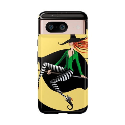 A Witch’s Moonlit Flight Phone Cases