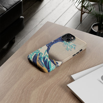 The Great Wave off Kanagawa by Katsushika Hokusai Phone Cases