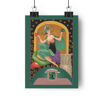 May & Emerald (from the Gem Series) by Sofia Chiostri Giclée Art Print
