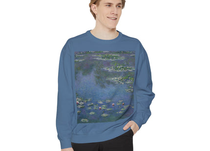 Water Lilies by Claude Monet Unisex Garment-Dyed Sweatshirt