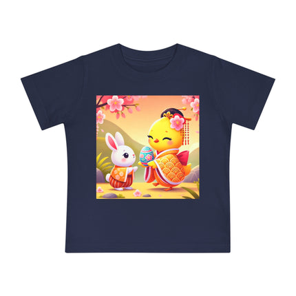 Whimsical Springtime Exchange Baby Short Sleeve T-Shirt