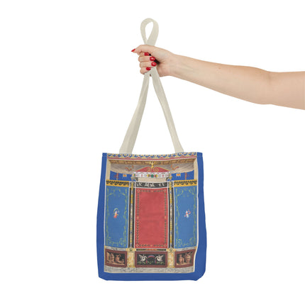 Trompe L’Oeil Designer Tote Bag – Columns, Swans and Vases (AOP)