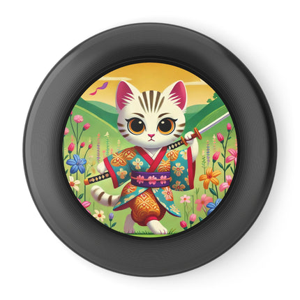 Samurai Kitten Wham-O Frisbee – Bold Strides & Honorable Blades