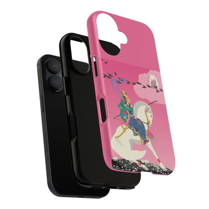 Samurai Princess on the White Steed Phone Case – Epic Grace & Mythic Power