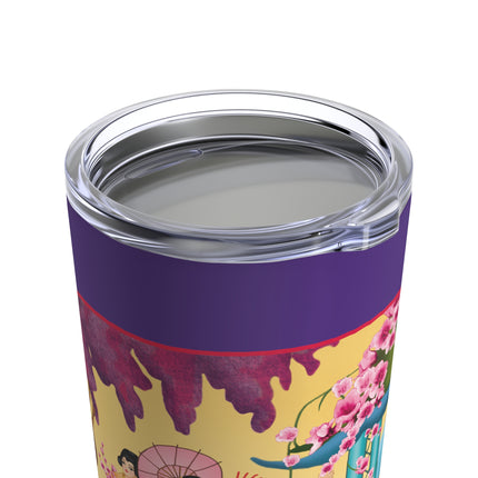 A Dance of Colors and Serenity by Carlo Chiostri Tumbler 20oz