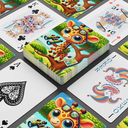 Giraffe Lookout Playing Cards