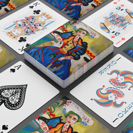 A Mulher by Amadeo de Souza-Carosa Playing Cards