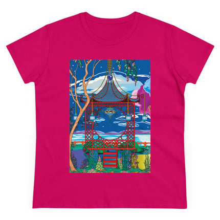 Serene Splendor Women's Midweight Cotton Tee