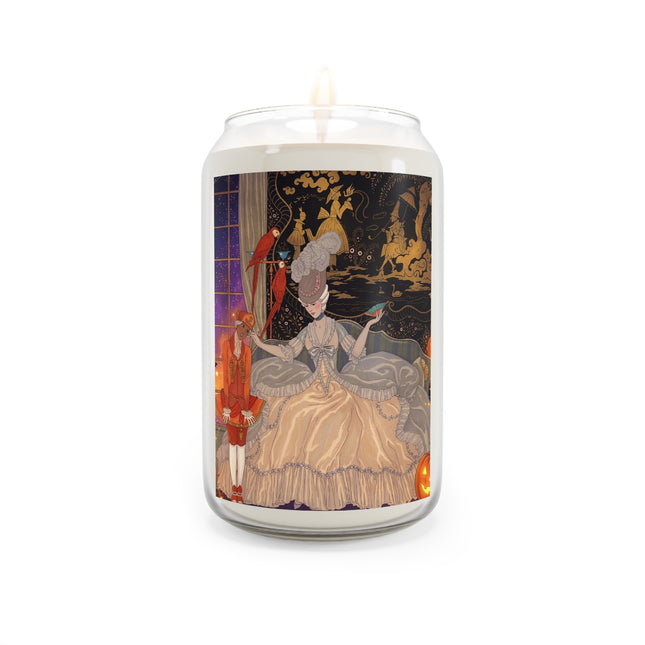 🌙🎃 The Moonlit Parlor Masquerade Scented Soy Candle – Elegant Halloween Romance