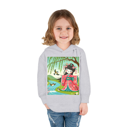 Sparrow Dance Geisha Fairy Toddler Pullover Fleece Hoodie