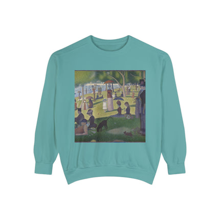 A Sunday on La Grande Jatte by Georges Seurat Unisex Garment-Dyed Sweatshirt
