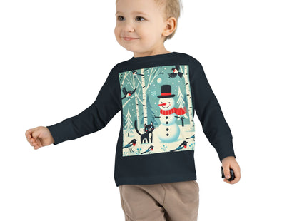 Frosty Forest Friends Toddler Long Sleeve Tee
