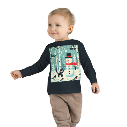 Frosty Forest Friends Toddler Long Sleeve Tee