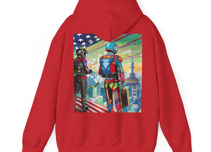 NSA Cyber Punk Computer Hacking Team – Heavy Blend™ Hooded Sweatshirt