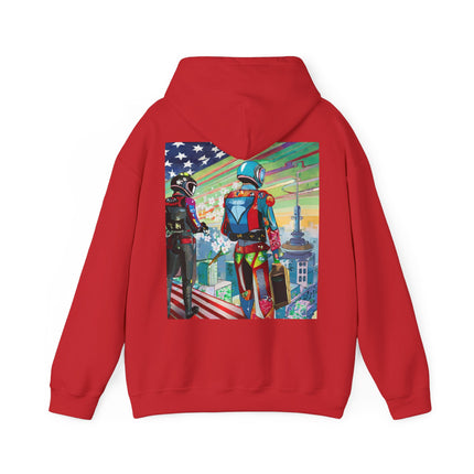 NSA Cyber Punk Computer Hacking Team – Heavy Blend™ Hooded Sweatshirt