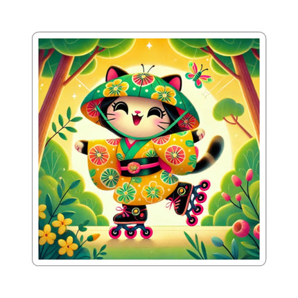 Firefly Dance on Wheels Kiss-Cut Stickers (4 Sizes)