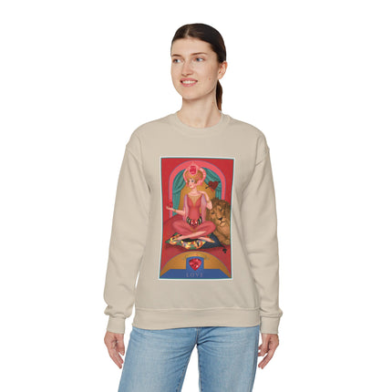 July & Ruby (from the Gem Series) by Sofia Chiostri Heavy Blend™ Crewneck Sweatshirt
