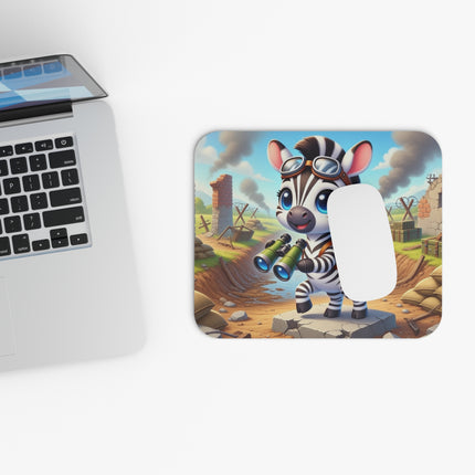The Zebra Lookout Mouse Pad – Adventure, Curiosity & Explorer Spirit