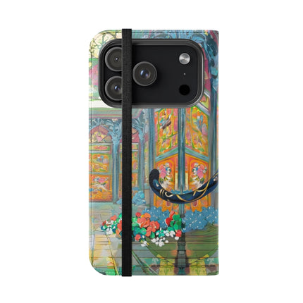 🐾💎 Cyber Panther's Hunt Flip Case – Digital Instinct & Neon Pursuit