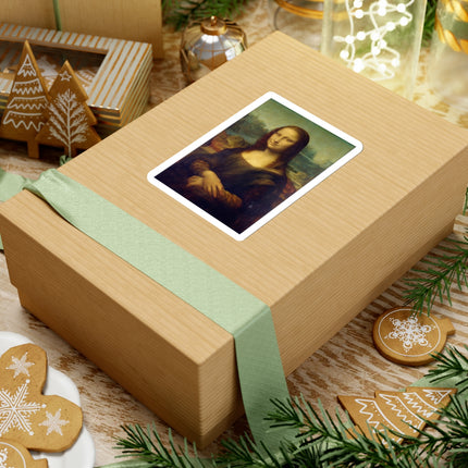 Mona Lisa by Leonardo da Vinci Kiss-Cut Stickers (4 Sizes)