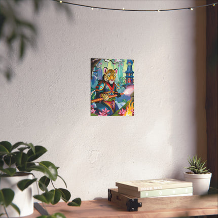 Cyberpunk Leopard Fine Art Posters