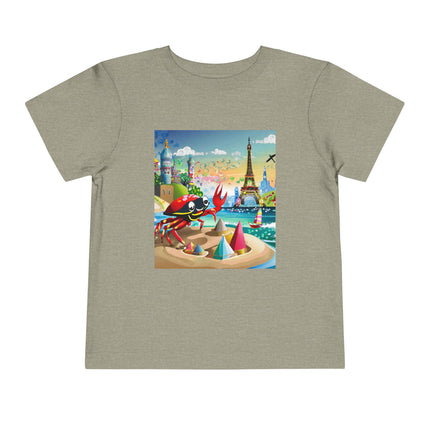 Crab Architect Toddler Short Sleeve Tee