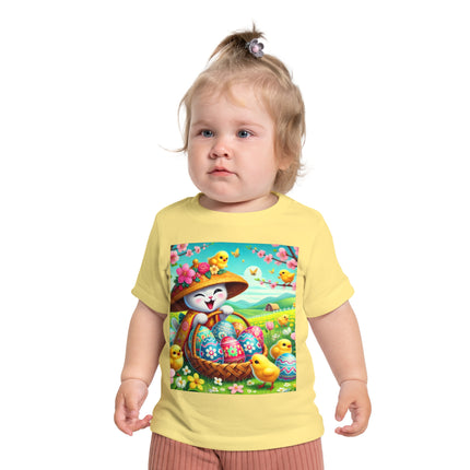 Geisha Kitten’s Easter Delight Baby Short Sleeve T-Shirt