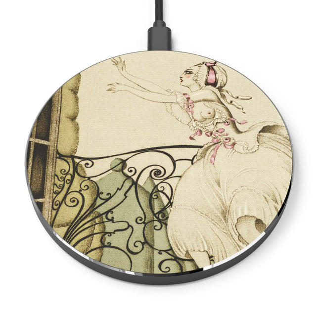 Sur talons rouges (On Red Heels) pl 02 by Gerda Wegener Wireless Charger