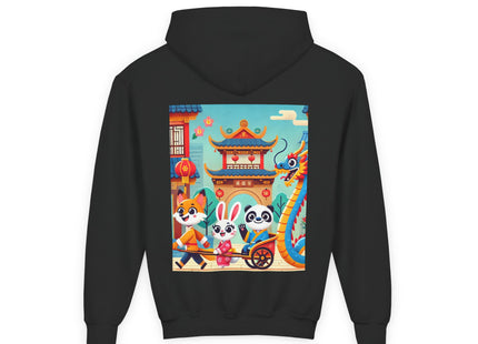 Lantern Street Dragon Parade Youth Heavy Blend Hooded Sweatshirt
