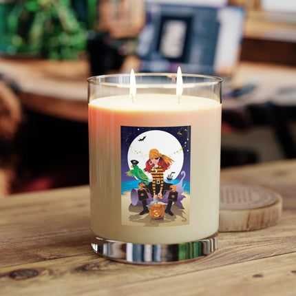 Moonlit Pirate Halloween Scented Candle - Full Glass, 11oz