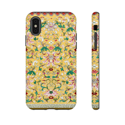 Yellow Botanical Pattern by Owen Jones Phone Cases