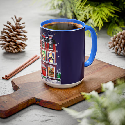 A Christmas Eve Celebration Colorful Mugs (11oz, 15oz)