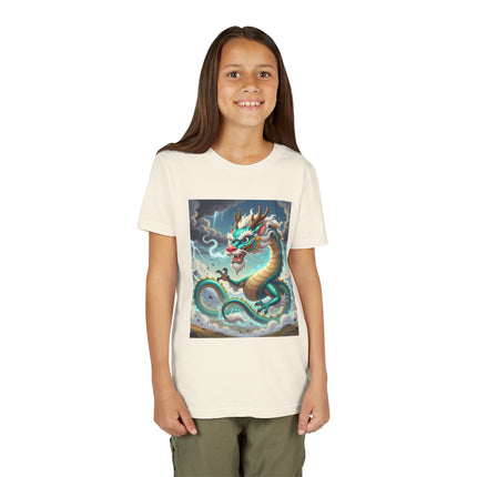 Tibetan Dragon in Battle Youth Short Sleeve Tee