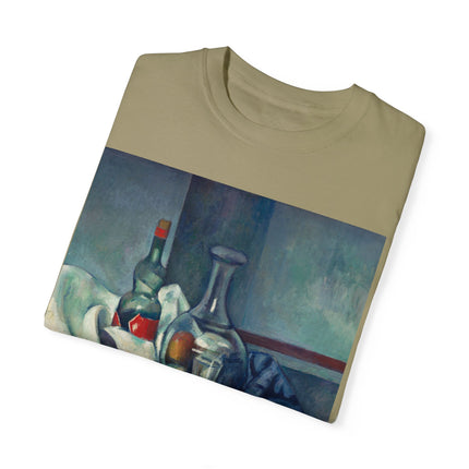 The Peppermint Bottle by Paul Cézanne Unisex Garment-Dyed T-shirt