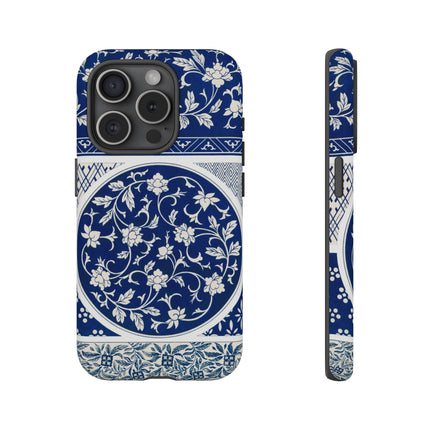 Blue Flower Pattern by Owen Jones Phone Cases