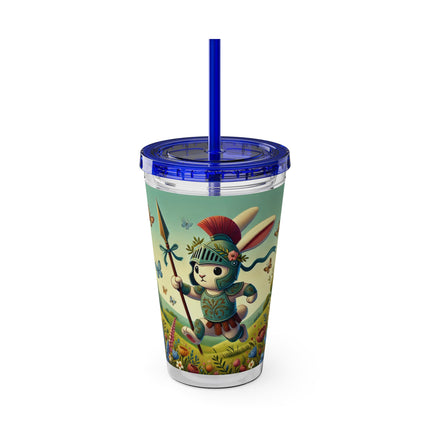 Rabbit Gladiator Sunsplash Tumbler with Straw, 16oz