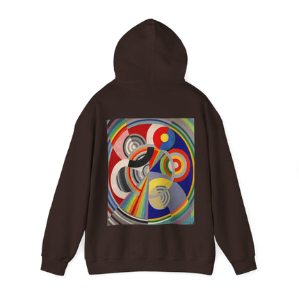 Rythme No. 1 by Robert Delaunay Heavy Blend™ Hooded Sweatshirt