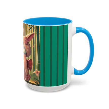 Geisha Kitten’s Easter Stroll Colorful Mugs (11oz, 15oz)