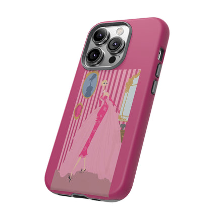 Lady in Pink Phone Case – Graceful Sophistication