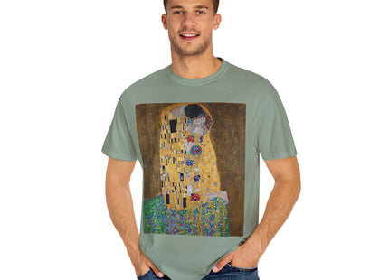 The Kiss by Gustav Klimt Unisex Garment-Dyed T-shirt