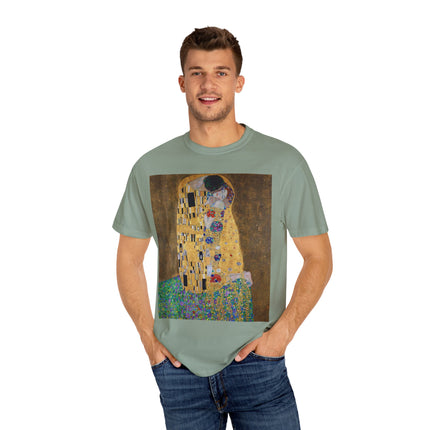 The Kiss by Gustav Klimt Unisex Garment-Dyed T-shirt