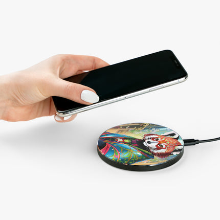 Cybernetic Red Panda Wireless Charger